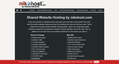 Desktop Screenshot of nikohost.com